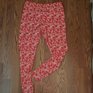 LuLaRoe TC Valentine's leggings